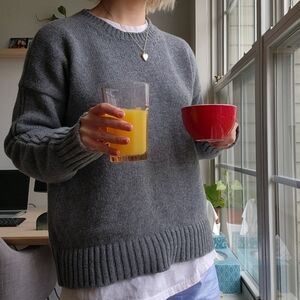 &Daughter Rooska Lambswool Crewneck